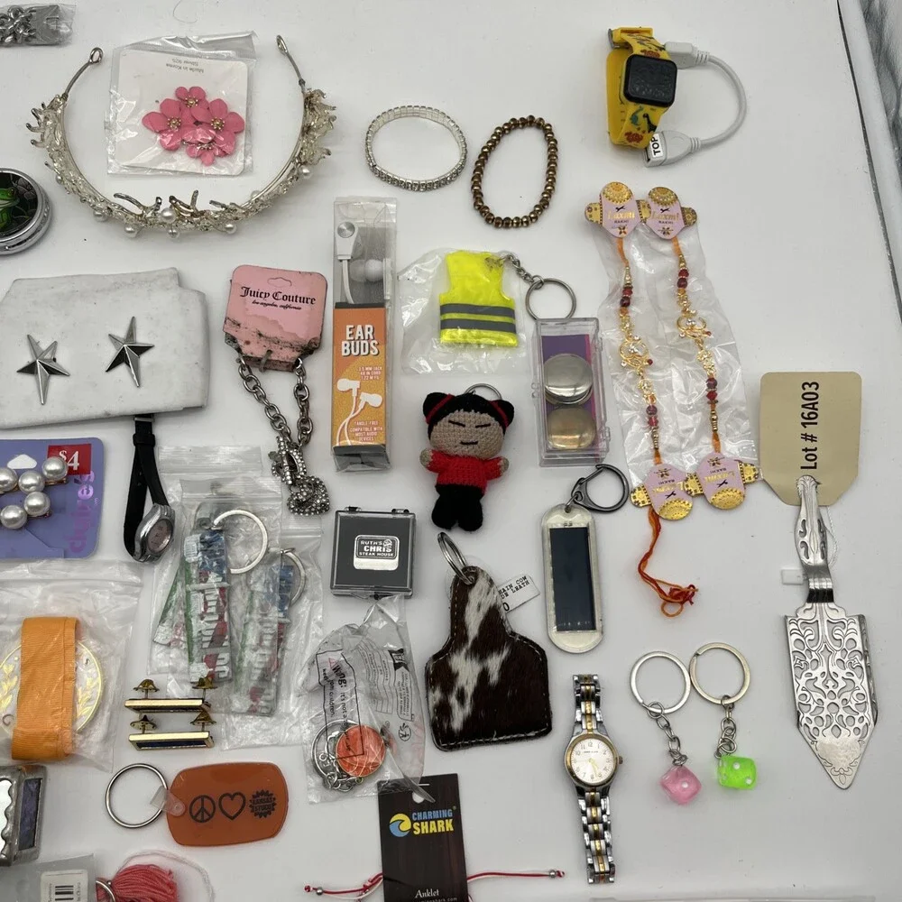 Assorted 50 Pieces Misc Jewelry and Accessories Lot